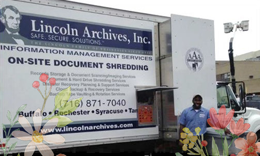<?=Shredding Events in Buffalo NY provided by Lincoln Archives ?>